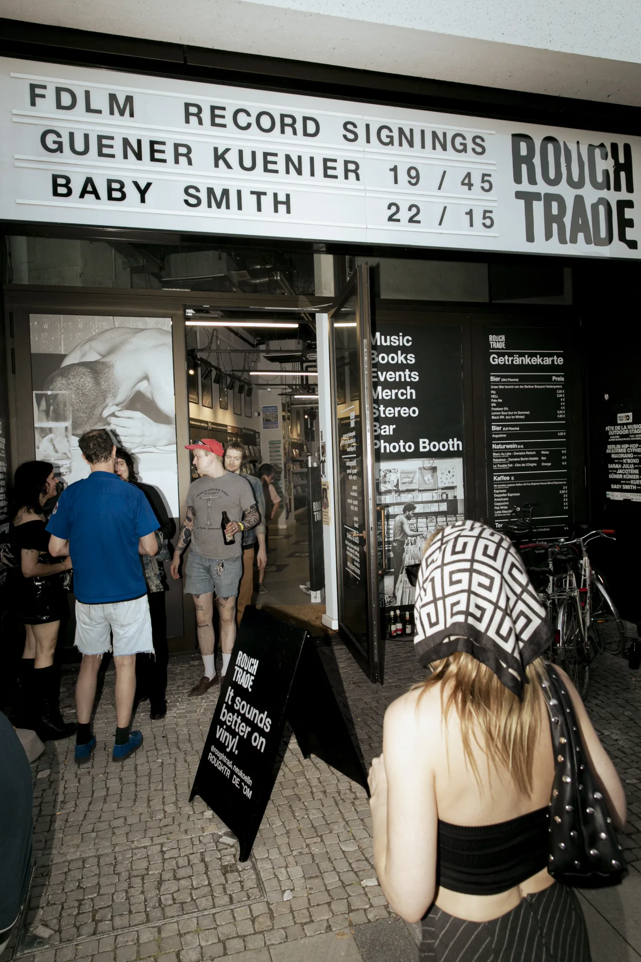 Guests outside Rough Trade Berlin